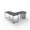 We'Re It Connect It L-Shaped Desk, 77 in D X 30 in H, 60 in W X Thermally Fused Laminate DI60304824L1BBF-BS-6307 - alternate 5